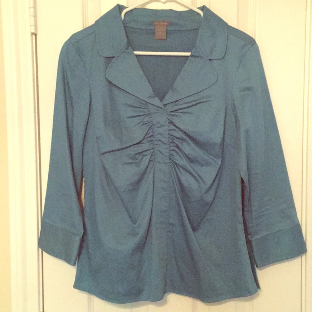 Ann Taylor: Teal Blouse